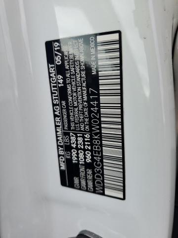 2019 MERCEDES-BENZ A 220 - WDD3G4EB8KW024417