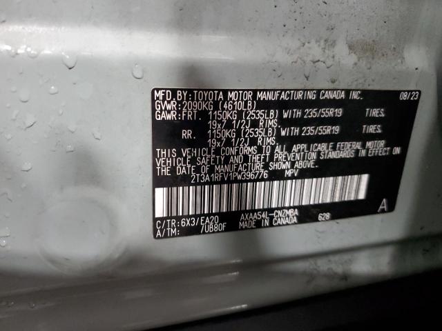 2023 TOYOTA RAV4 XLE P 2T3A1RFV1PW396776