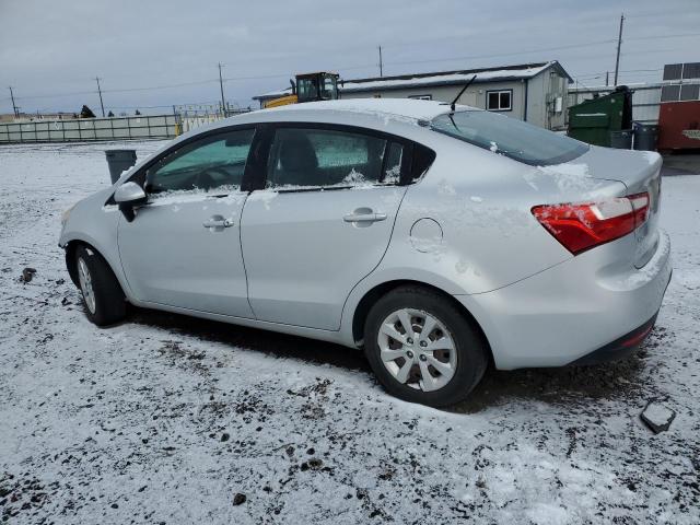 KIA RIO LX 2014 silver  gas KNADM4A36E6363877 photo #3