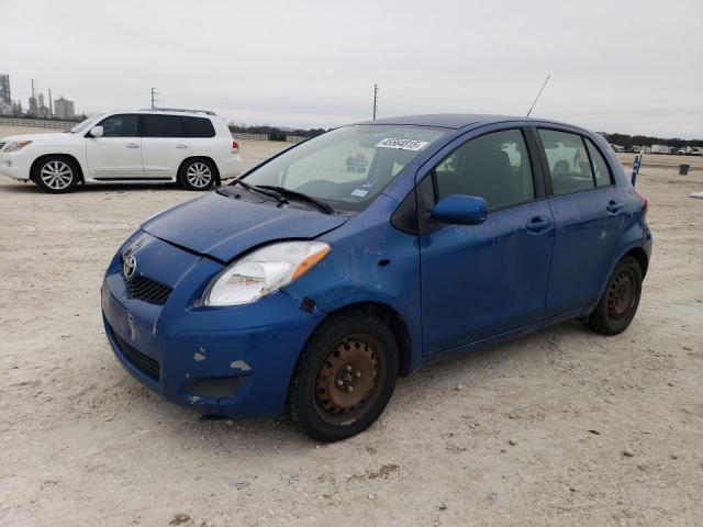 TOYOTA YARIS 2010 blue  gas JTDKT4K32A5315336 photo #1