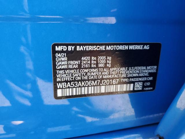 2021 BMW 228I - WBA53AK06M7J20167
