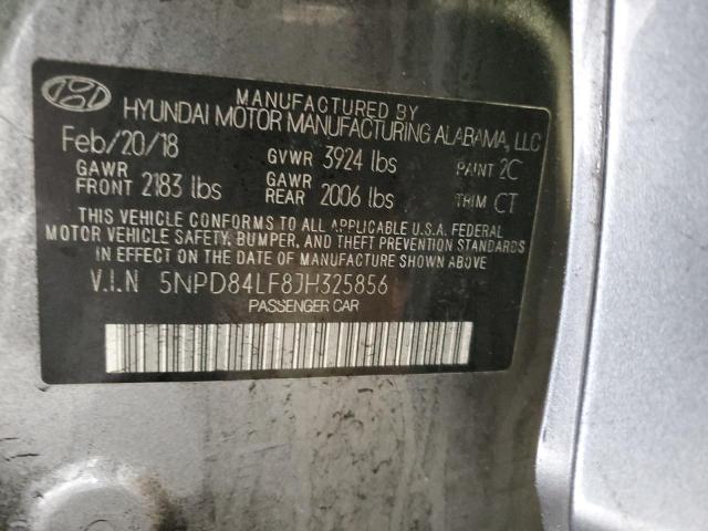 2018 HYUNDAI ELANTRA SE - 5NPD84LF8JH325856