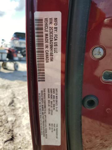 2022 DODGE CHALLENGER - 2C3CDZAG9NH168194