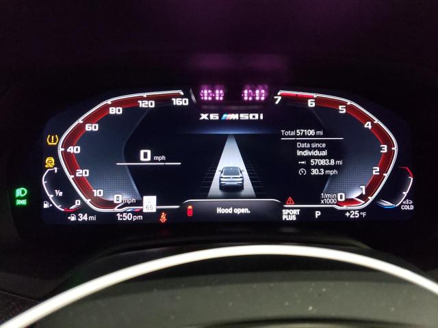 2022 BMW X6 M50I 5UXCY8C07N9K85135