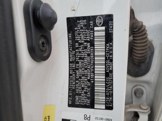 2017 TOYOTA CAMRY LE - 4T1BF1FK7HU368293
