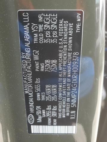 2024 HYUNDAI SANTA FE S - 5NMP24G1XRH009378