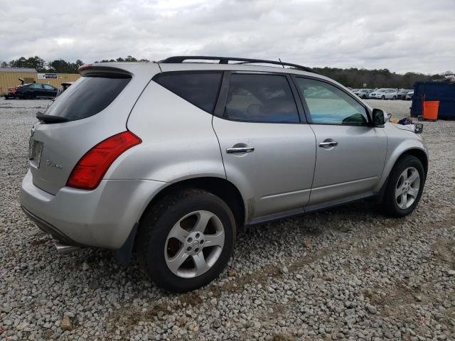 NISSAN MURANO SL 2004 silver  gas JN8AZ08W14W329400 photo #4