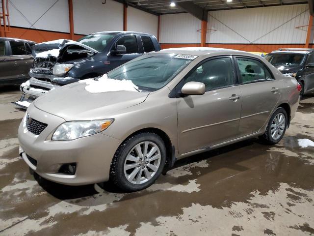 TOYOTA COROLLA BA 2009 gold  gas 2T1BU40E59C123795 photo #1