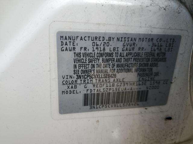 2020 NISSAN KICKS SV - 3N1CP5CVXLL528426