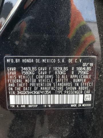 2019 HONDA FIT LX - 3HGGK5H43KM741354