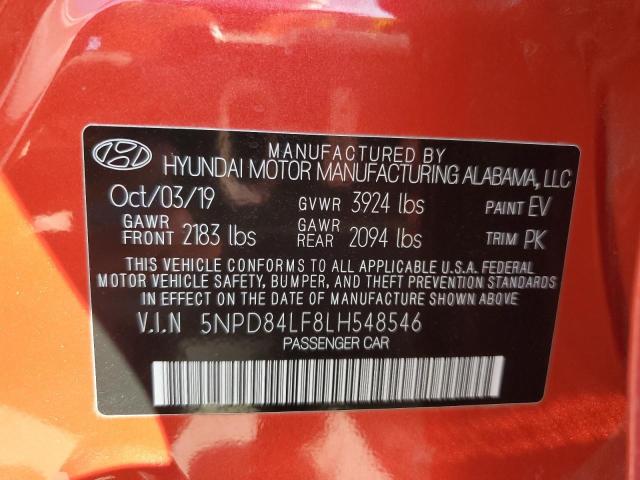 2020 HYUNDAI ELANTRA SE - 5NPD84LF8LH548546