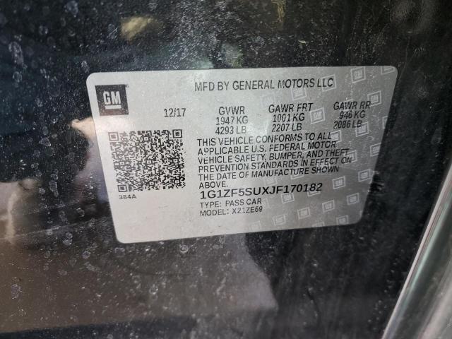 2018 CHEVROLET MALIBU HYB - 1G1ZF5SUXJF170182