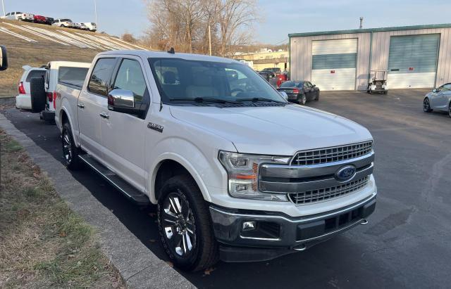 FORD F150 SUPER 2019 white  gas 1FTEW1E49KKF16628 photo #1