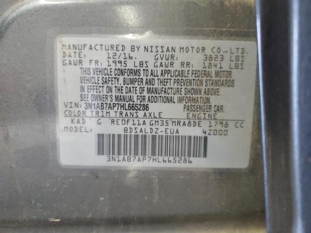 2017 NISSAN SENTRA S - 3N1AB7AP7HL665286