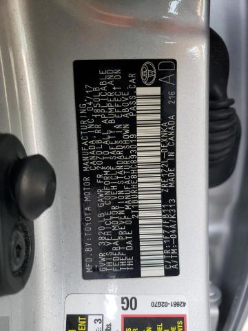 2017 TOYOTA COROLLA L - 2T1BURHE8HC893019