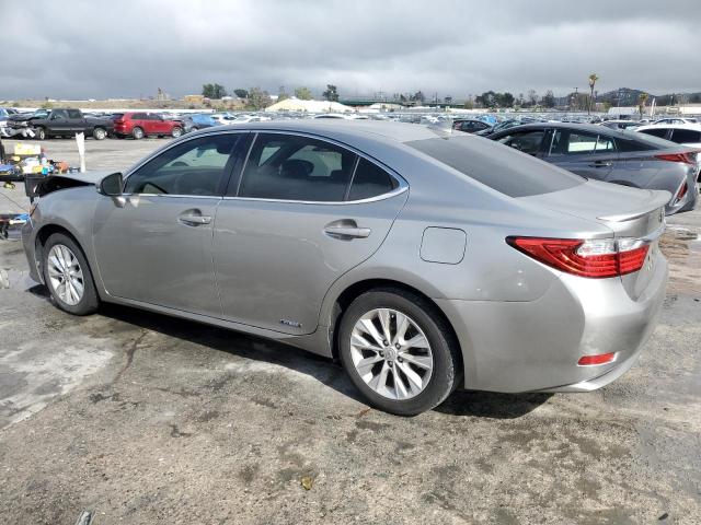 LEXUS ES 300H 2015 silver  hybrid engine JTHBW1GG9F2088056 photo #3