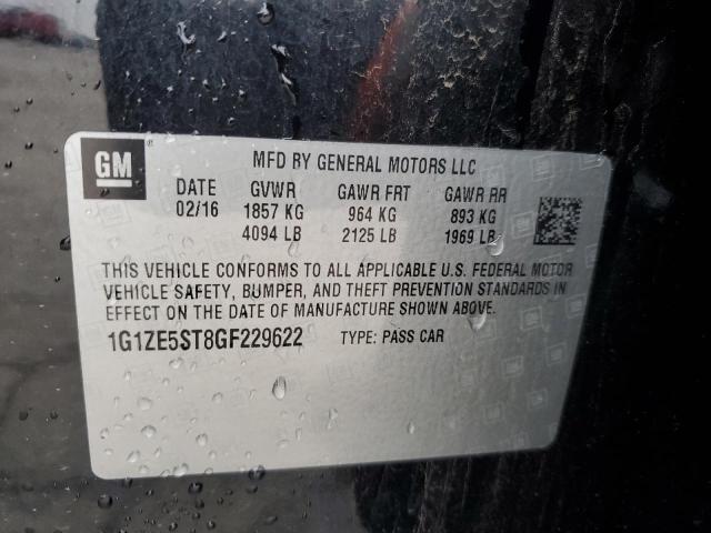 2016 CHEVROLET MALIBU 1G1ZE5ST8GF229622