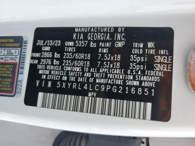 2023 KIA SORENTO S - 5XYRL4LC9PG216851