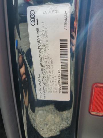 2019 AUDI S5 PRESTIG WAUC4CF55KA005582
