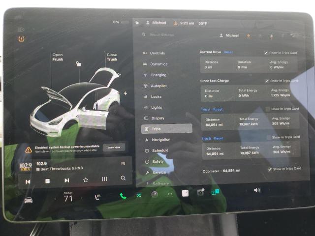 2021 TESLA MODEL Y 5YJYGDEF4MF267474