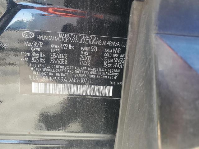 2019 HYUNDAI SANTA FE L - 5NMS53AD6KH107215