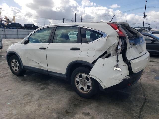 HONDA CR-V LX 2014 white 4dr spor gas 5J6RM4H34EL115346 photo #3