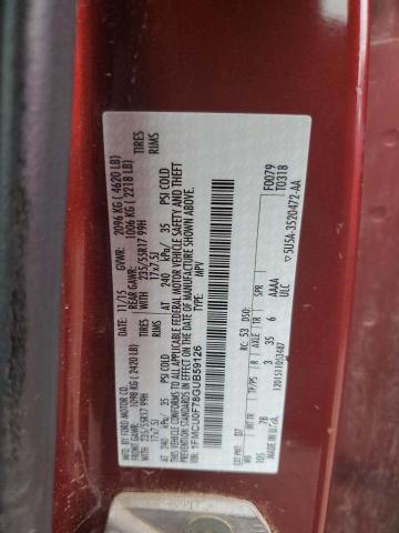 2016 FORD ESCAPE S - 1FMCU0F78GUB59126
