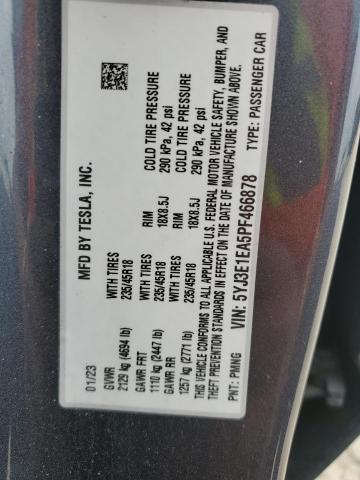 2023 TESLA MODEL 3 5YJ3E1EA5PF466878