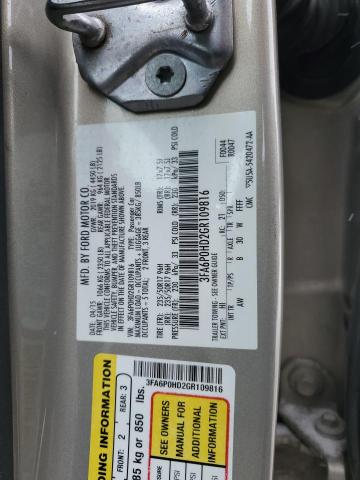 2016 FORD FUSION SE - 3FA6P0HD2GR109816