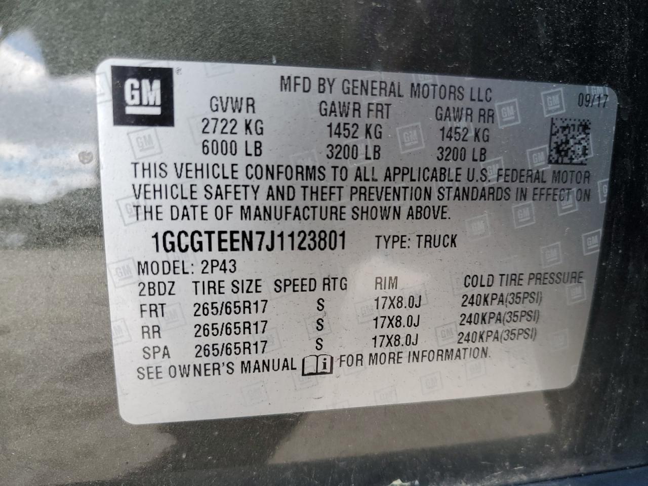 CHEVROLET COLORADO ZR2