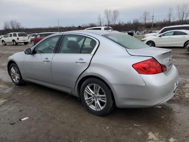 INFINITI G25 2011 silver  gas JN1DV6AR3BM451263 photo #3