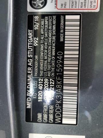 2019 MERCEDES-BENZ SLC 300 - WDDPK3JA8KF159940