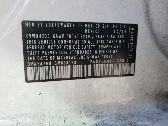 2016 VOLKSWAGEN GTI S/SE - 3VW547AU1GM038183
