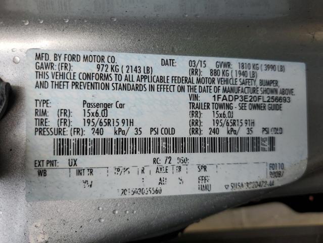 2015 FORD FOCUS S 1FADP3E20FL256693