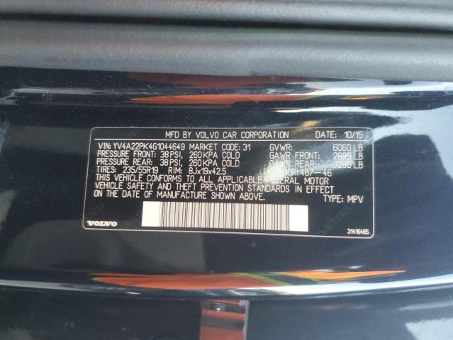2016 VOLVO XC90 T6 YV4A22PK4G1044649