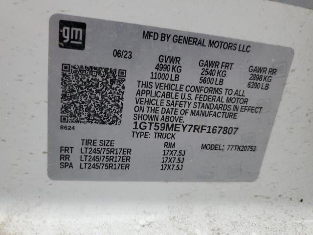 2024 GMC SIERRA K25 1GT59MEY7RF167807