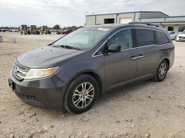 HONDA ODYSSEY EX 2012 brown  gas 5FNRL5H67CB142341 photo #1