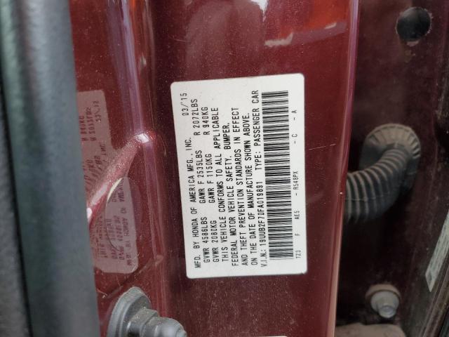 2015 ACURA TLX ADVANC 19UUB2F70FA019891