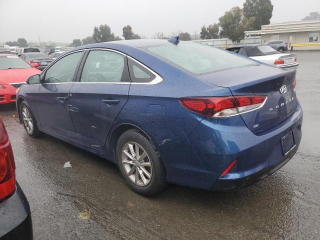 HYUNDAI SONATA SE 2018 blue  gas 5NPE24AF1JH599330 photo #3