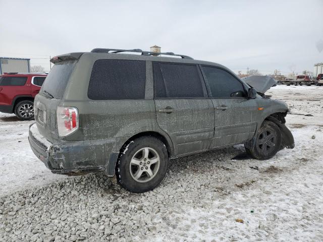 HONDA PILOT EX 2006 green 4dr spor gas 5FNYF18696B021388 photo #4