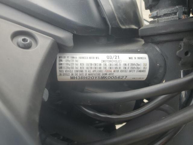 2021 YAMAHA MT-03 MH3RH20Y5MK005627