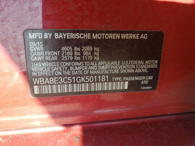 2016 BMW 328 XI SUL - WBA8E3C51GK501181