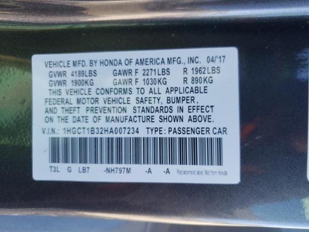2017 HONDA ACCORD LX- 1HGCT1B32HA007234