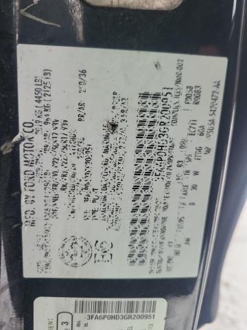 2016 FORD FUSION SE - 3FA6P0HD3GR200951