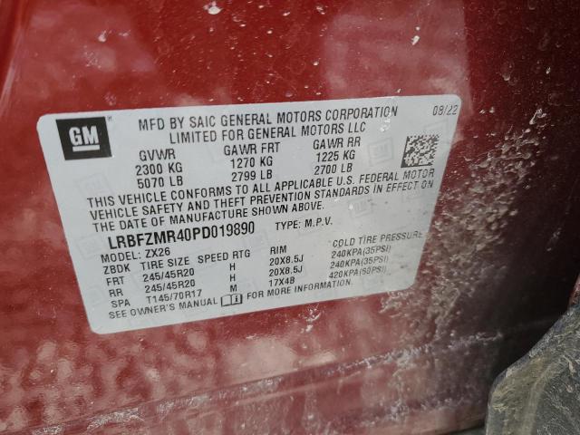 2023 BUICK ENVISION LRBFZMR40PD019890