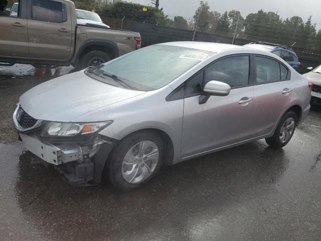 HONDA CIVIC LX 2015 silver  gas 19XFB2F57FE268773 photo #1