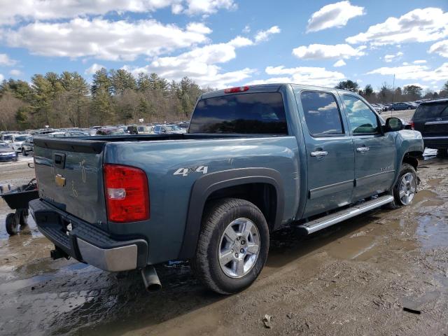 CHEVROLET SILVERADO 2010 blue crew pic flexible fuel 3GCRKSE39AG235123 photo #4