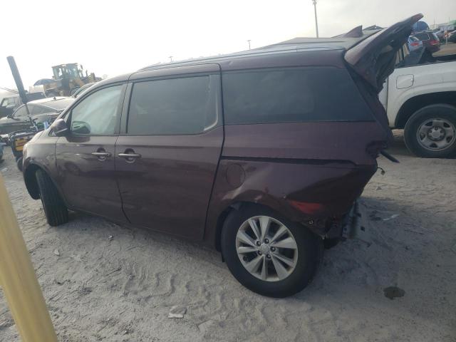 KIA SEDONA LX 2016 burgundy  gas KNDMB5C18G6145257 photo #3