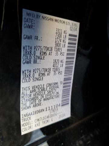 2024 NISSAN TITAN PRO- 1N6AA1ED6RN111104