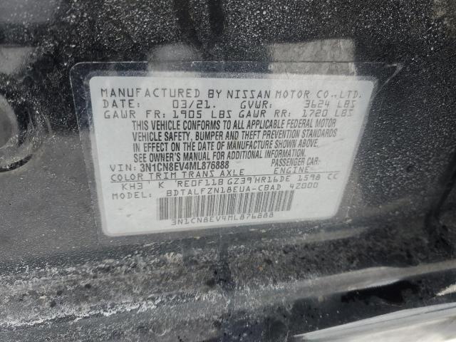 2021 NISSAN VERSA SV - 3N1CN8EV4ML876888